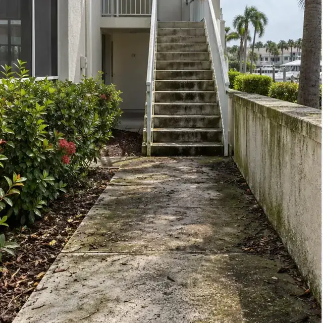 Before cleaning: before and after photos of condo and HOA common areas