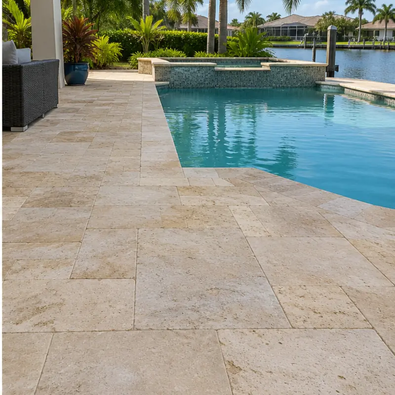 Travertine Cleaning and Sealing in Bradenton FL